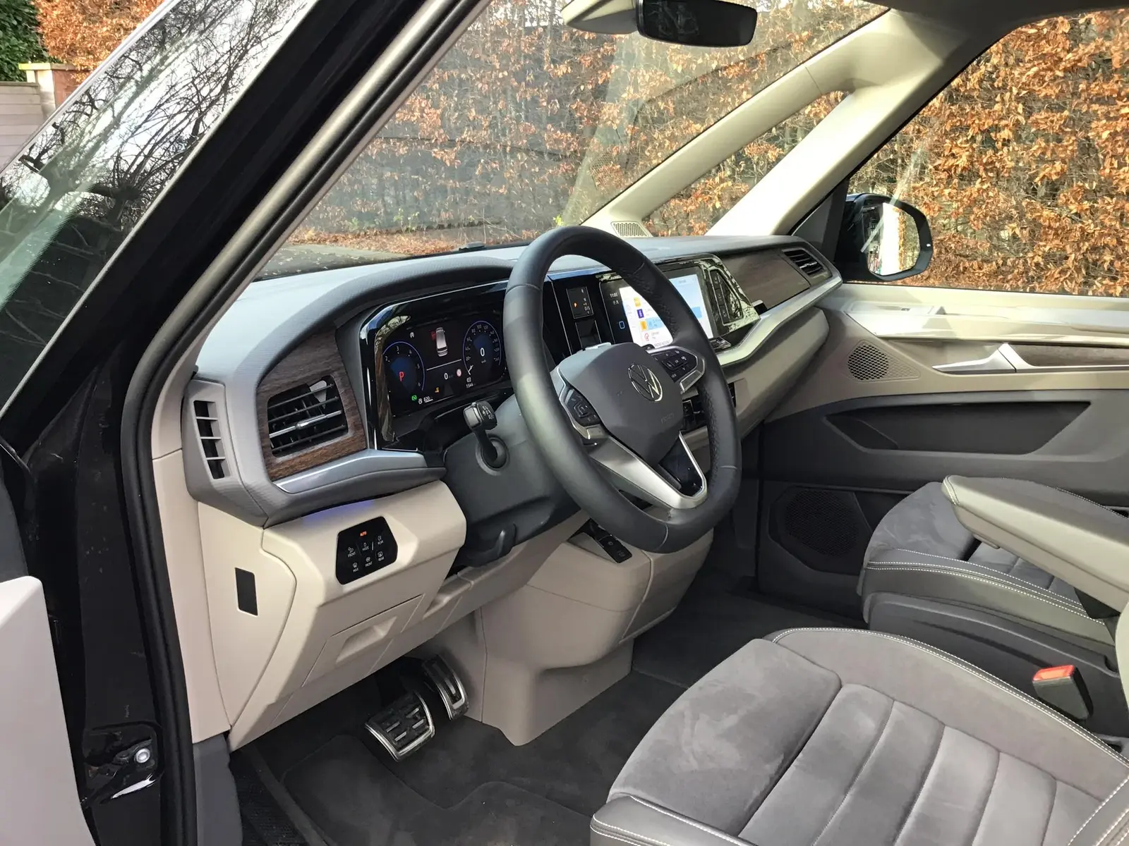 Dashboard van de Volkswagen Multivan