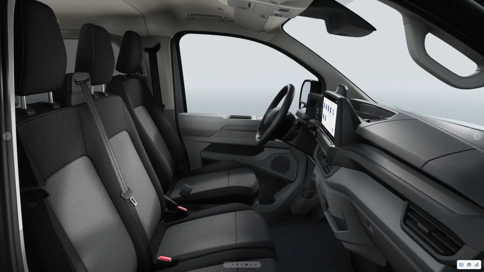 Volkswagen Transporter dubbele cabine van Lunic Rental